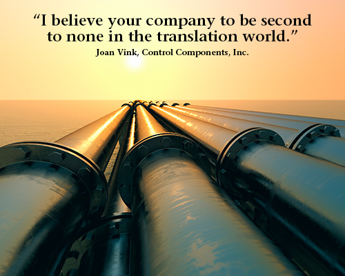 This photo depicts a pipeline. 